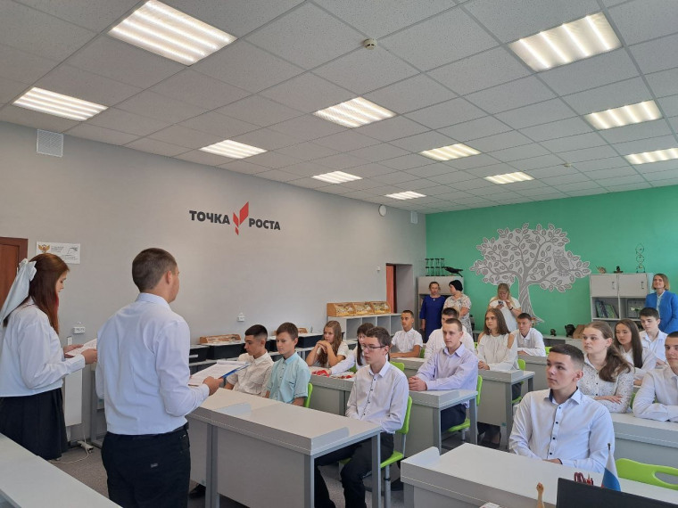 Открытие центра "Точка роста" в МКОУ "Приупская СОШ".